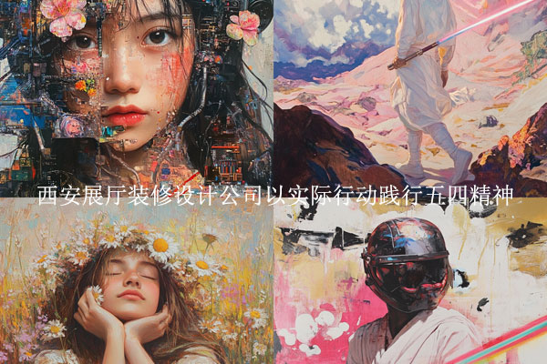 西安展廳裝修設(shè)計(jì)公司開展五四青年節(jié)公益活動